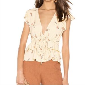 Revolve Flynn Skye Cecilia Top in Sunshine Blooms XS